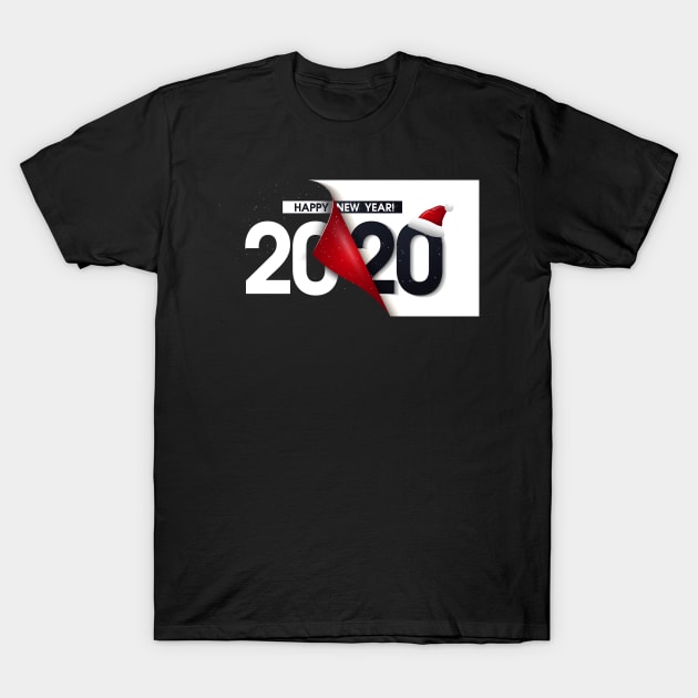 happy new year 2020 T-Shirt by Rosomyat